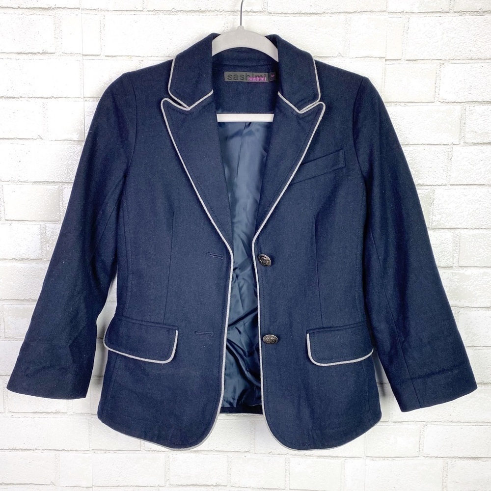 SASHIMI navy blazer